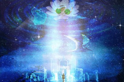 Imagine Peace Tower - a Digital Art Artowrk by Yasuo Oda